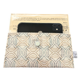 Wallpaper and Sheet Music Wallet - Celtic Weave + Piano Music