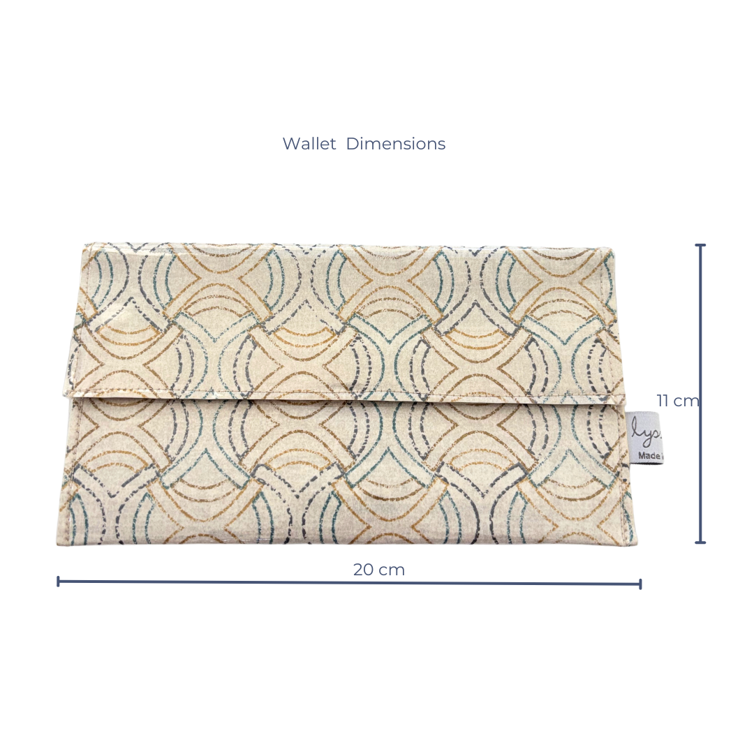 Wallpaper and Sheet Music Wallet - Celtic Weave + Piano Music