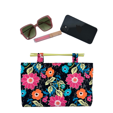 Party in the Jungle Chopstick Handle Clutch Bag