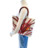 Port Douglas Days Large Shopper with Horse Shoe Handles (Red)