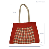 Penny Lane Pleated Tent Tote