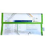 Recycled Street Map Wallet - Citytrain Brisbane Network