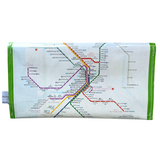 Recycled Street Map Wallet - Citytrain Brisbane Network